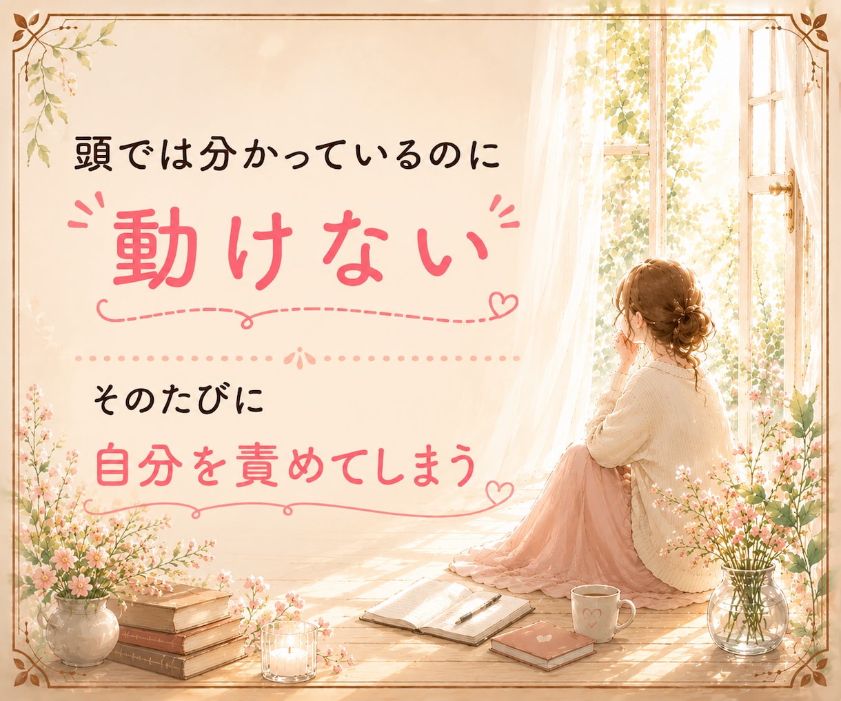 行動できないのは怠けじゃない｜原因を探します あなたの心のブレーキを一緒に見つけます イメージ2