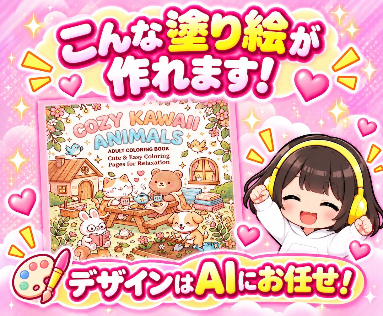 初心者でもAIで簡単！塗り絵作成＆販売方法教えます 在庫なし・発送なし！スキマ時間でデジタル資産を作れる副業です イメージ4