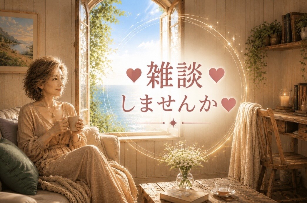 お話し相手探していませんか？お相手します 午後のひととき気分転換に雑談しませんか？ イメージ1