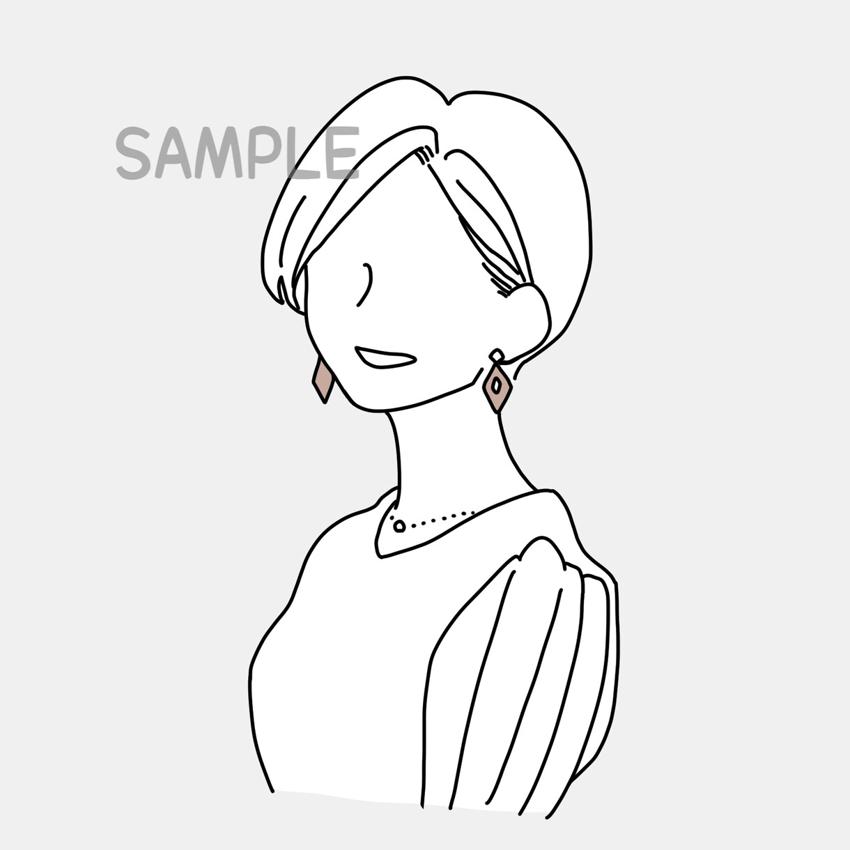 最短即日！シンプルでお洒落なイラスト提供します SNSアイコンやブログ・名刺・プレゼントにもおすすめです！ イメージ3