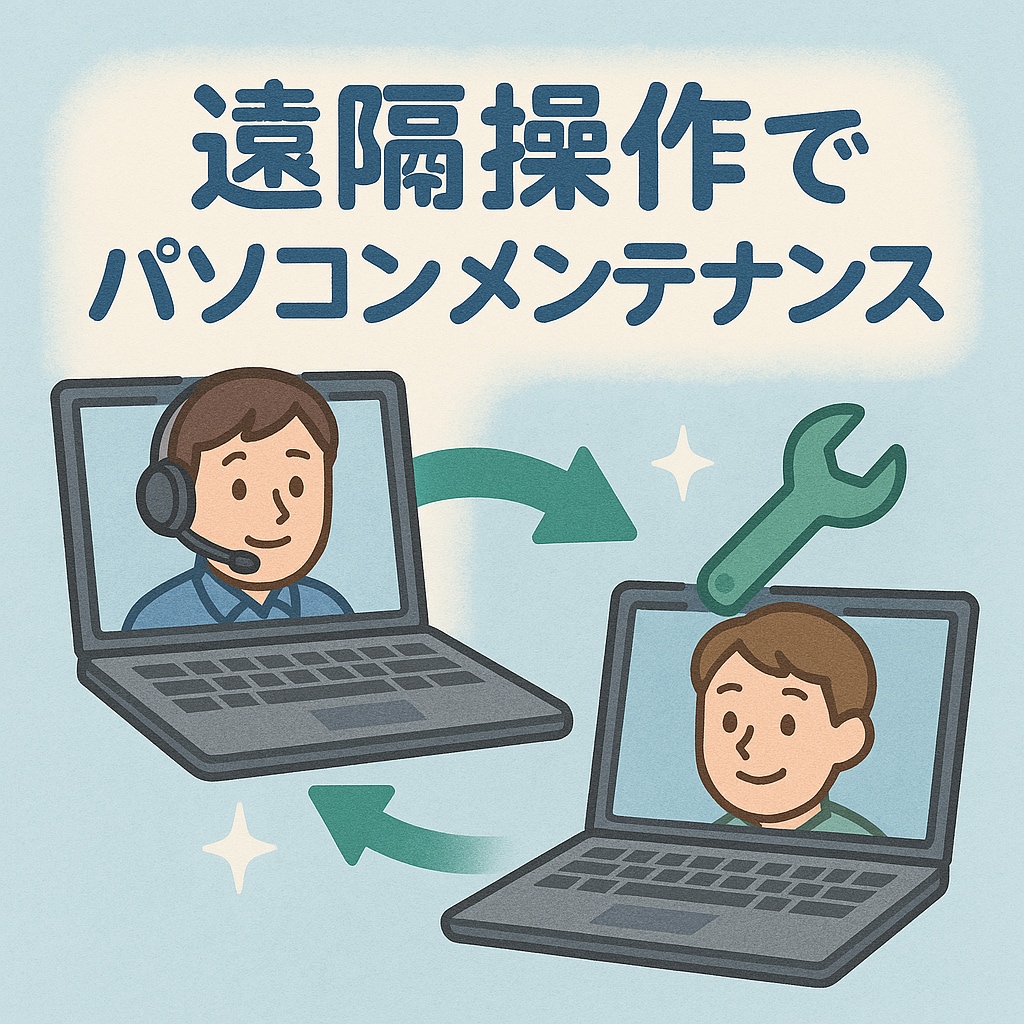 パソコンの不調や設定をオンライン対応します パソコンの困りごとを解決します イメージ1