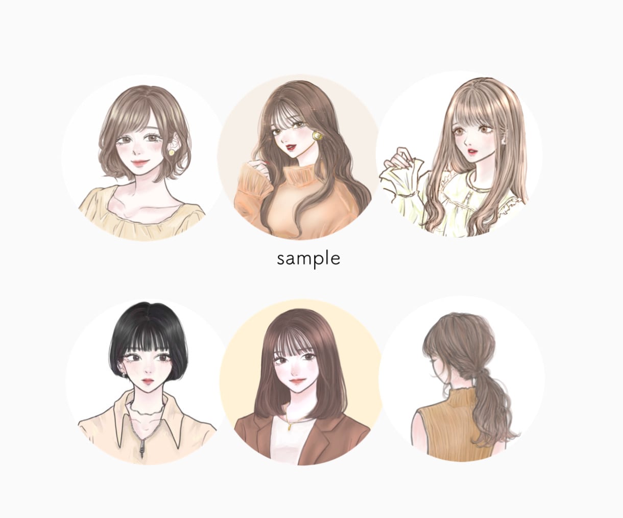手描き✦︎大人可愛いイラストを制作します 大人可愛いオリジナルイラストで印象にのこるアカウントに✦︎ イメージ6