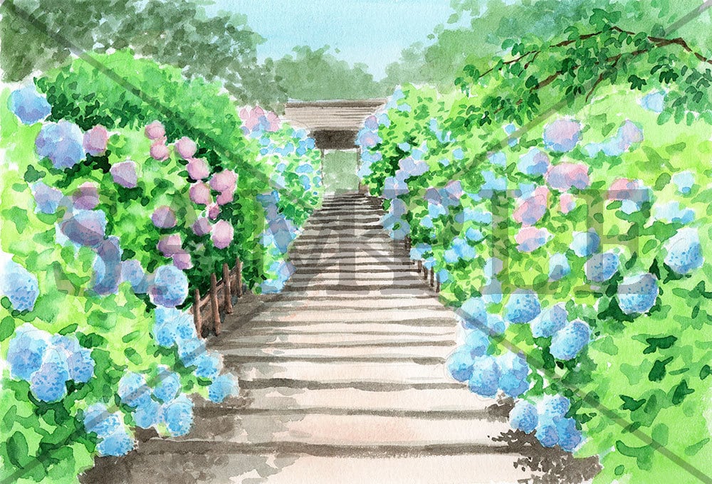 あなただけの思い出の風景を水彩画にします ご自宅用に、新築・結婚などのお祝いに、プロの本格絵画を手軽に イメージ4