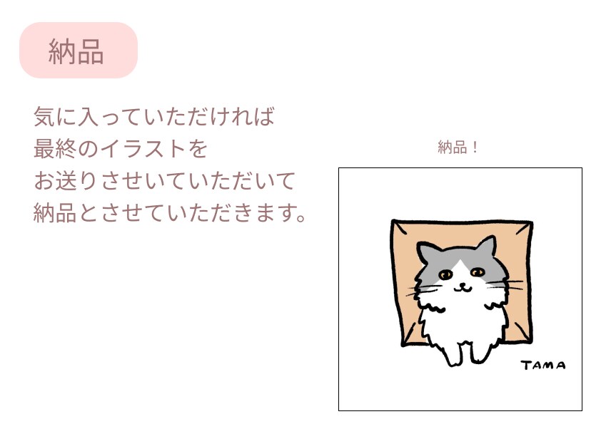 ゆるシンプル♡あなたの猫ちゃんのイラストを描きます SNS・ブログ等のアイコンにも♪ イメージ7
