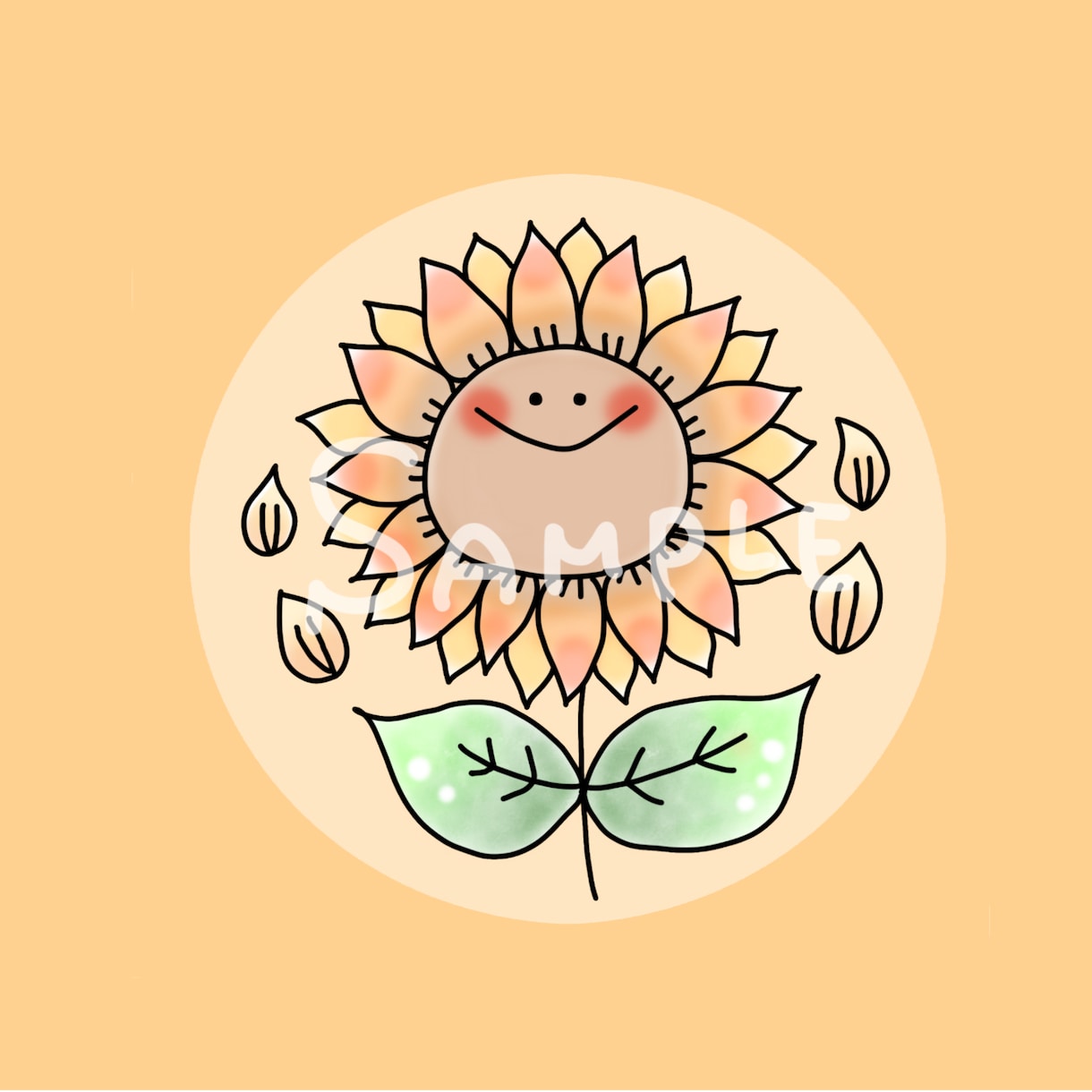 珍しいアイコンで差をつけよう！お花アイコン描きます 【修正無料♡】即修正&即納品！！オーダー方法も簡単です♡ イメージ6