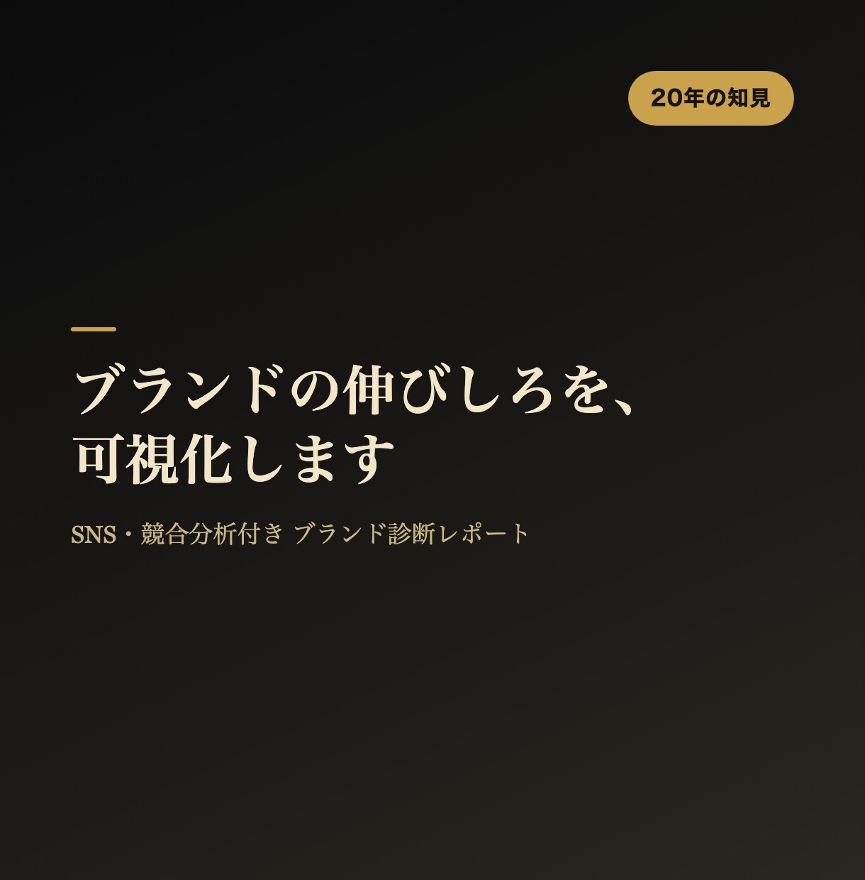 SNS×競合分析でブランド課題を診断します SNS・競合分析でブランドの伸びしろ発見 イメージ1