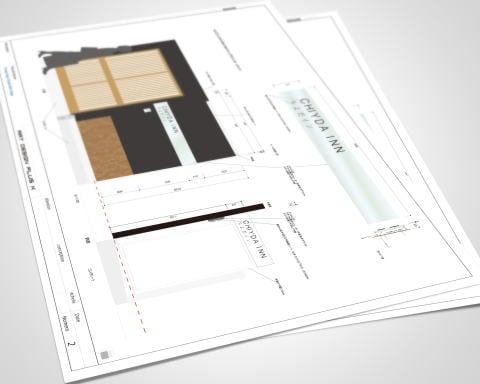 看板サイン図面の制作をします 看板・サイン(室内・野外) ビル・マンション イメージ2