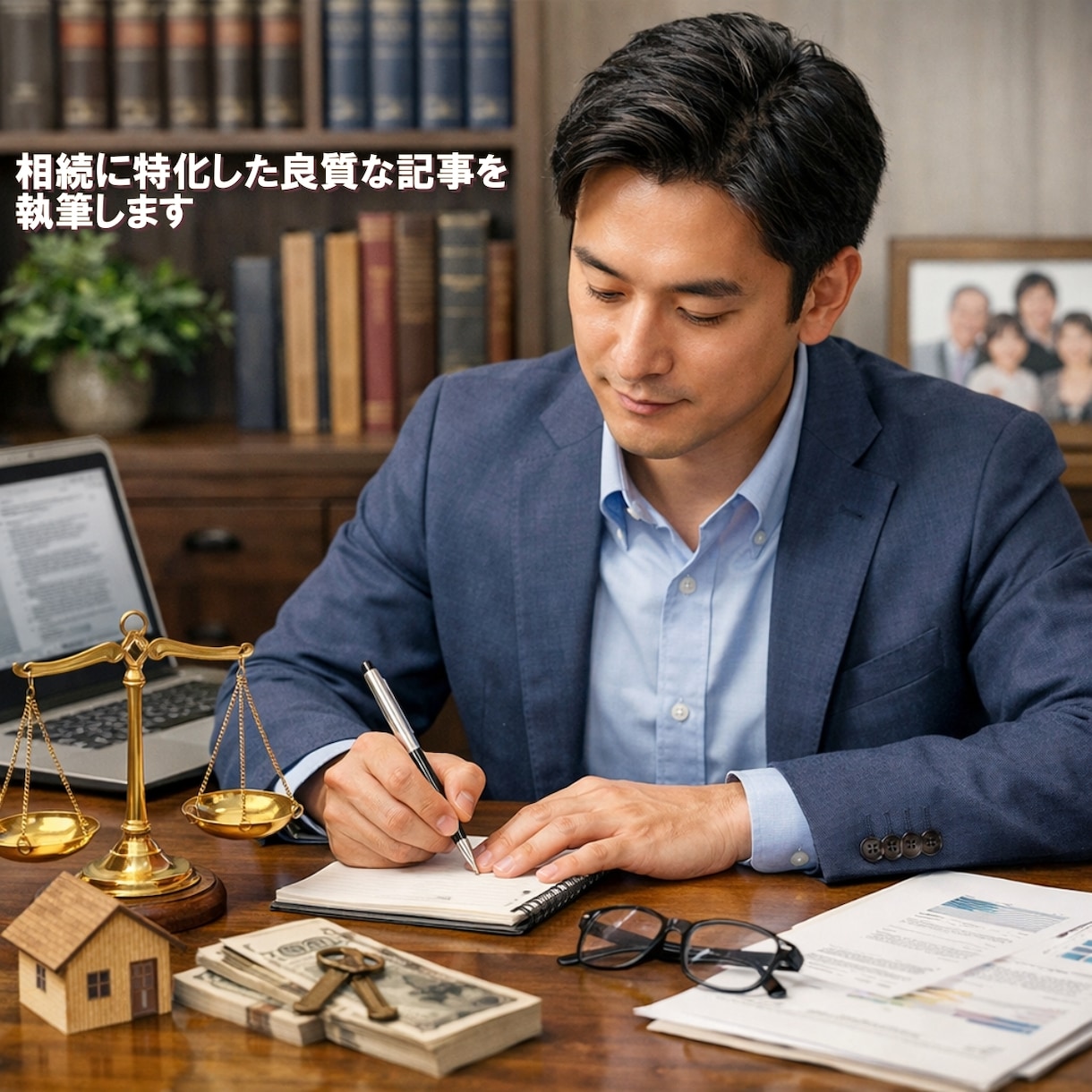 相続に特化した良質な記事を執筆します 弁護士や税理士事務所も納得できる記事を執筆します。 イメージ1
