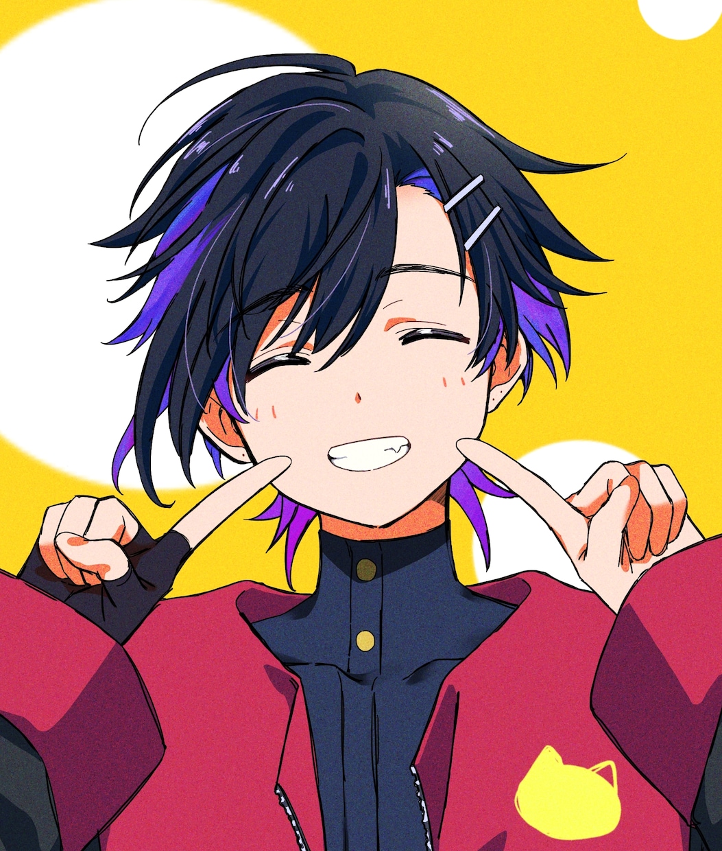 アニメーションミケで使用できるイラスト描きます 配信で口パクや目パチが出来るイラスト描きます イメージ2