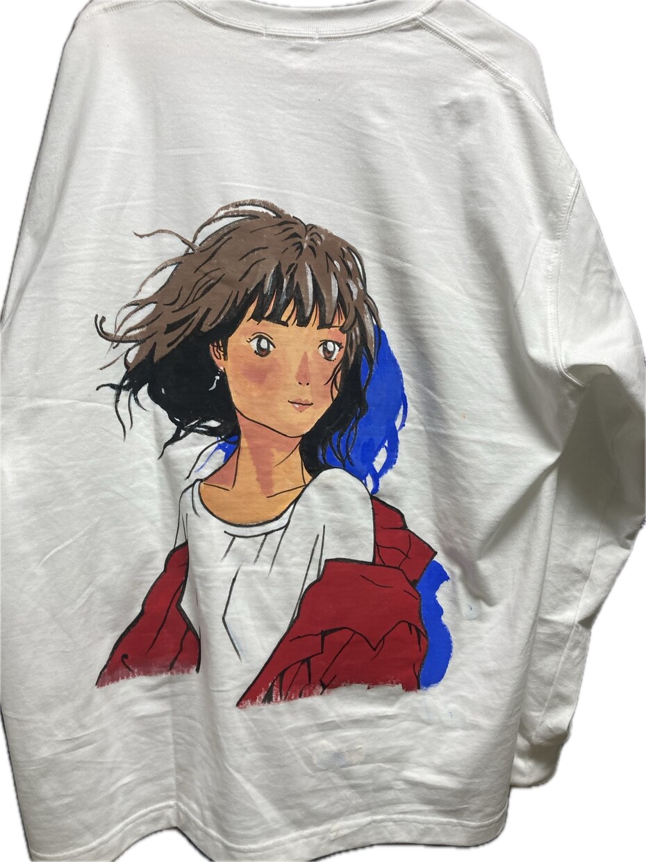着古したTシャツなどにオリジナルの絵を描きます 世界に1枚だけのオリジナルトップスはいかがですか？！ イメージ1