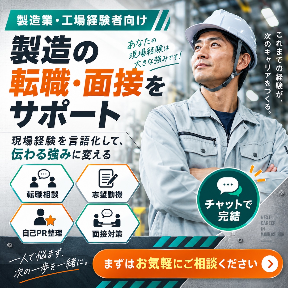 転職・面接の悩みをまるごとフルサポートします 実績1000名越え｜志望動機・自己PR・面接回答例まで対応 イメージ1
