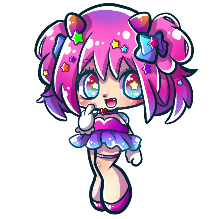 可愛いキラキライラスト描きます 親しみやすく可愛いミニキャラ制作します イメージ8