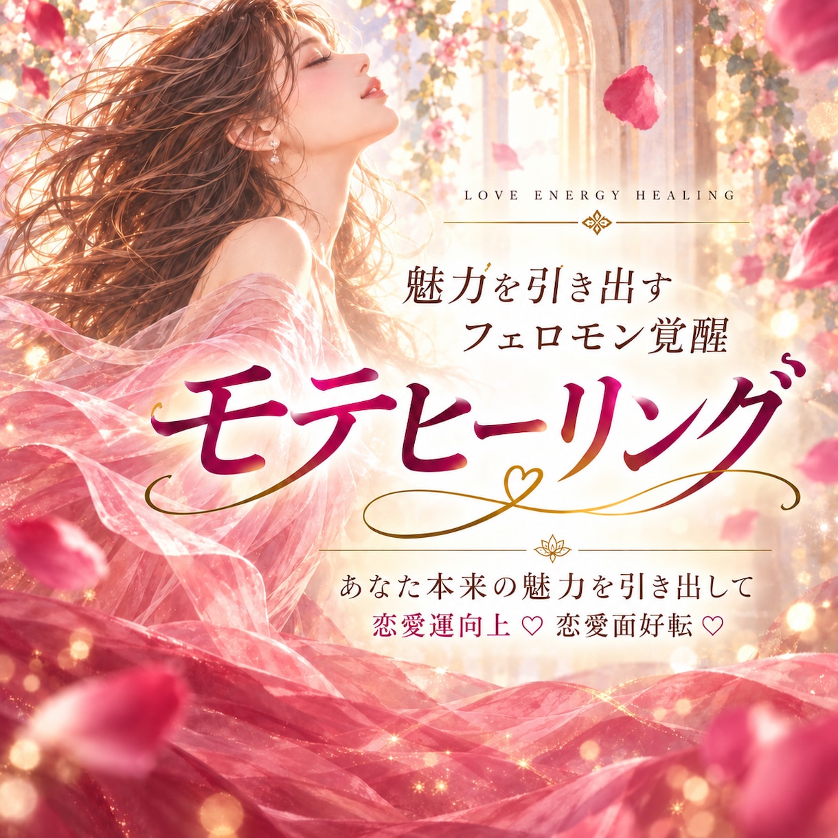 魅力を引き出すフェロモン覚醒モテヒーリングをします あなた本来の魅力を引き出して恋愛運向上♡恋愛面好転♡ イメージ1