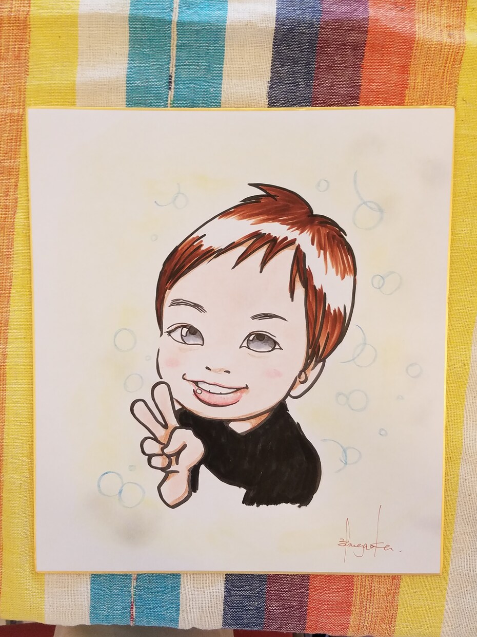 お部屋を彩る似顔絵を提供します シンプルだけど飾りたくなるインテリアのように！ イメージ3