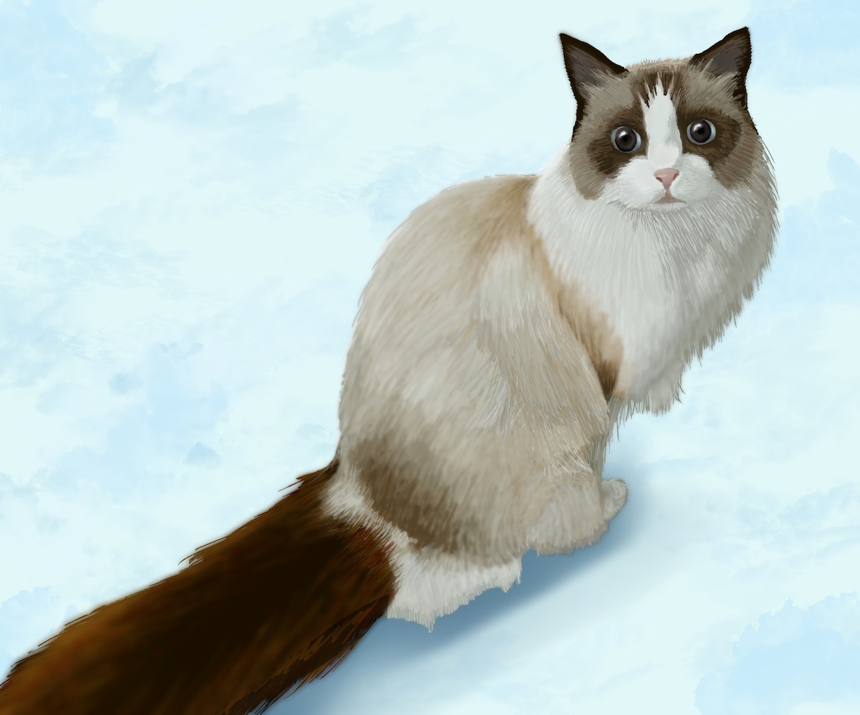 リアルなペットイラストをオーダーメイドで描きます 愛するペットの肖像画を描きます イメージ5