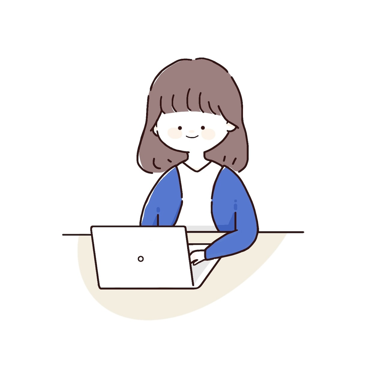 人物・カップル・ファミリーのイラストを描きます 〜ゆるいタッチの可愛いアイコン風イラスト ☺︎〜 イメージ2
