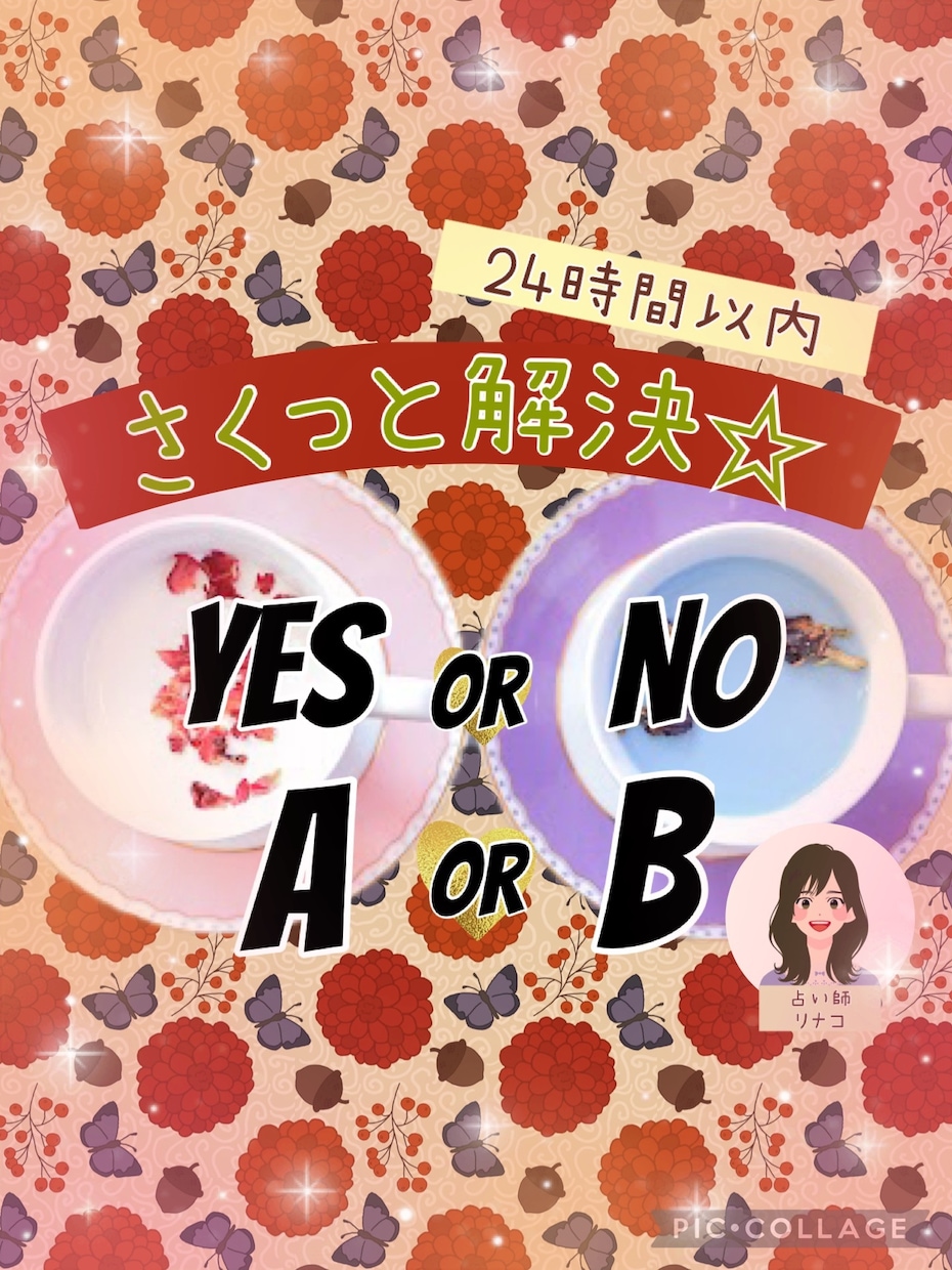 二者択一占い✡または、YES/NO占い✴します 基本24時間以内に鑑定します❣️最短1時間❣️ イメージ1