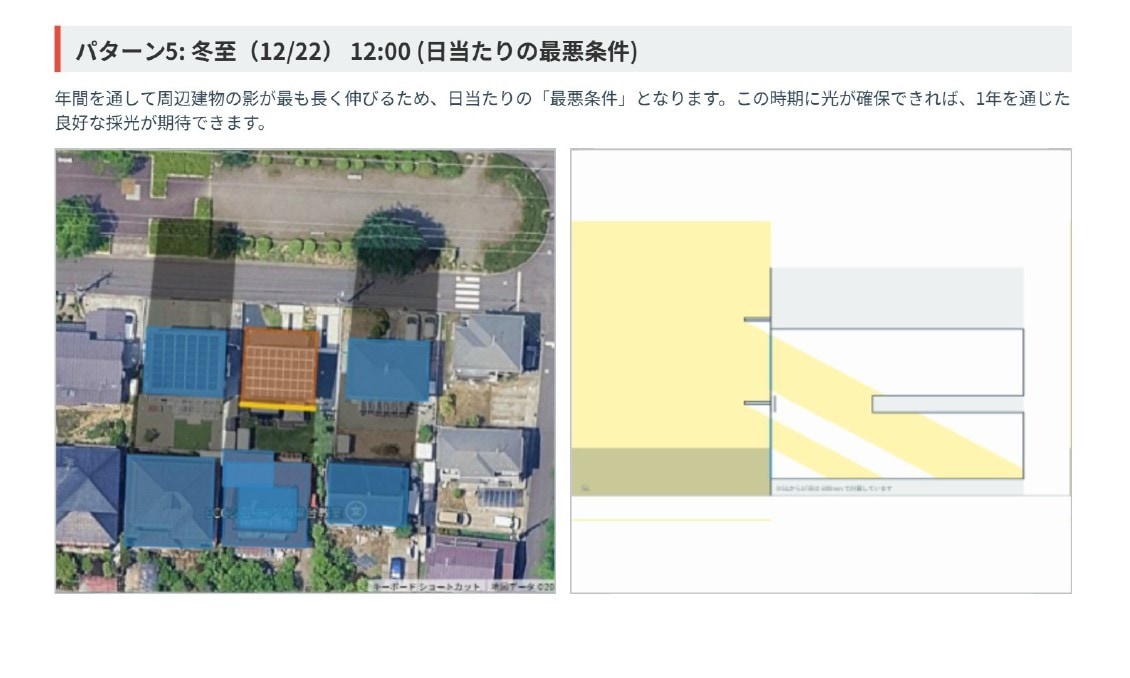一級建築士が土地の日当たりシミュレーションします 数千万の決断の前に！動画とPDFで1年の日当たりを徹底検証 イメージ6