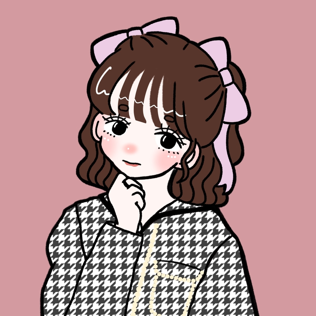 おしゃれで可愛いイラストを描きます アイコンやプレゼントに使えるイラストです❤︎ イメージ7