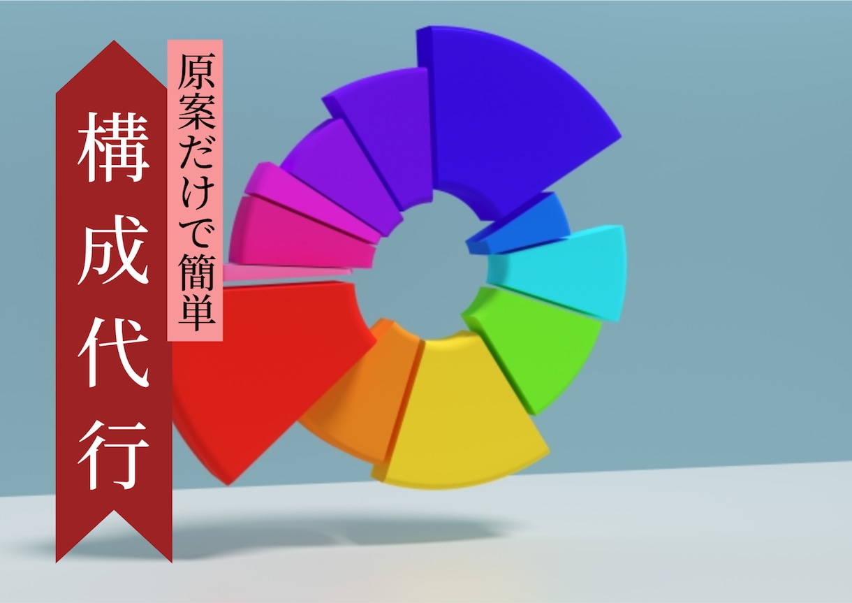 最短即日納品！構成代行！物語の構成をお手伝いします 原案を渡すだけでOK!プロ作家が物語の構成をお手伝いします。 イメージ1