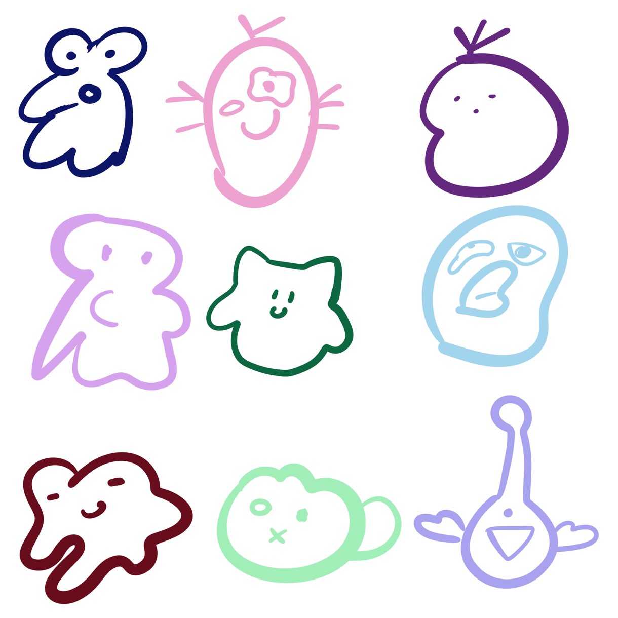 キモかわいい♡不思議なモンスター作ります ✨オリジナルグッズのデザインに困っている方へ！！✨ イメージ1