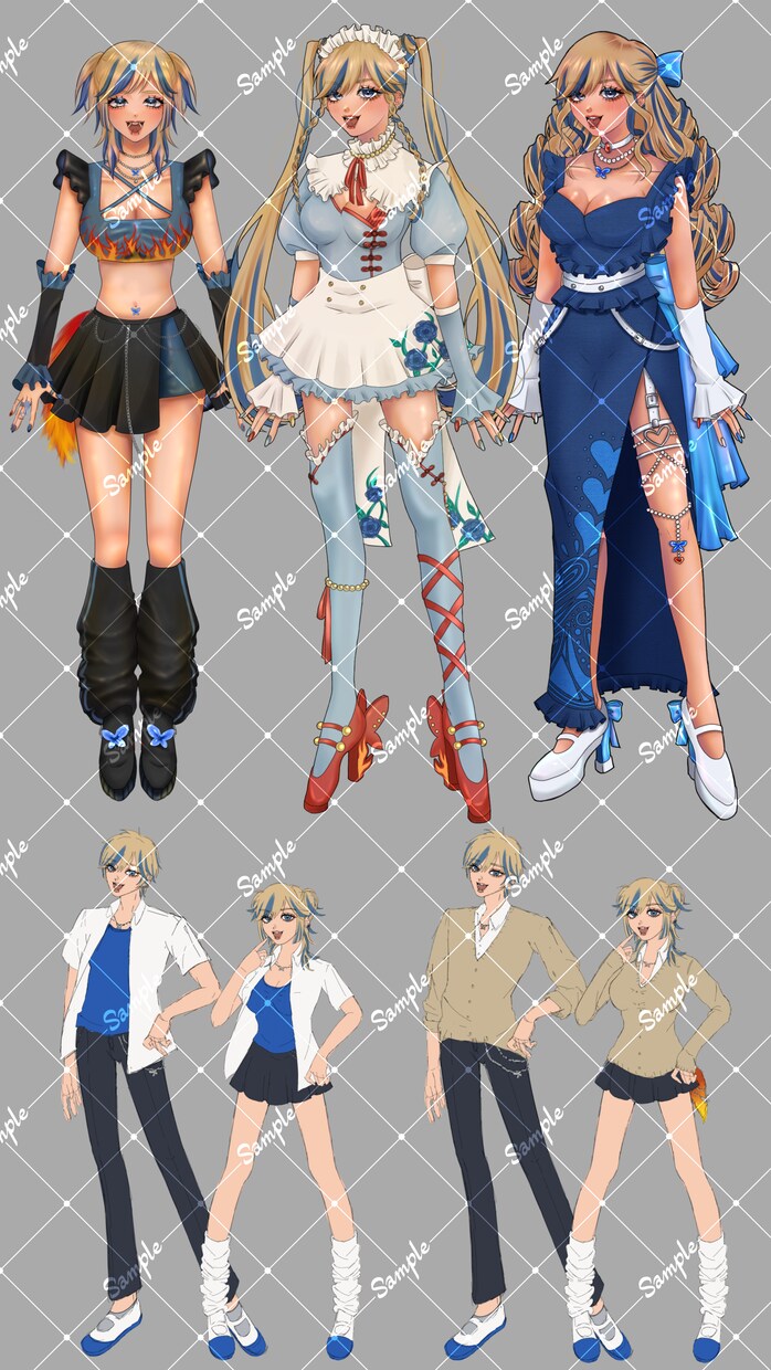 Vliverさん向け一枚絵制作いたします ギャルがお届けする、Vliverさん向け一枚絵♡ イメージ5