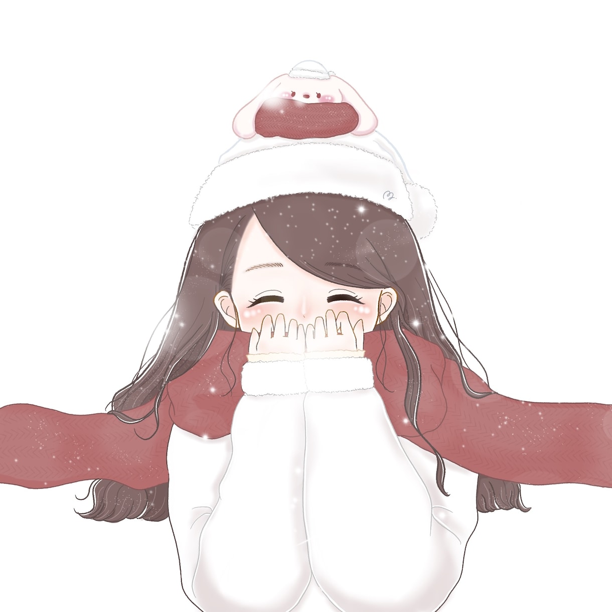あなただけの可愛いオリジナルイラストを描きます 壁紙やSNSアイコンに最適！自分用はもちろんプレゼントにも♪ イメージ4