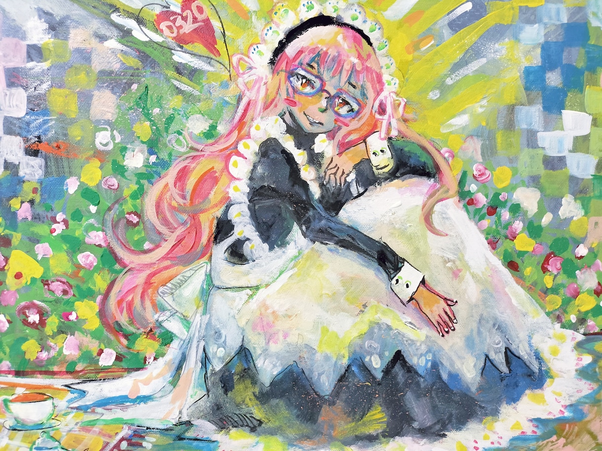 アイコンイラスト・ヘッダー制作します ノイジーで厚塗りの少女やケモノを鮮やかに描きます。 イメージ7