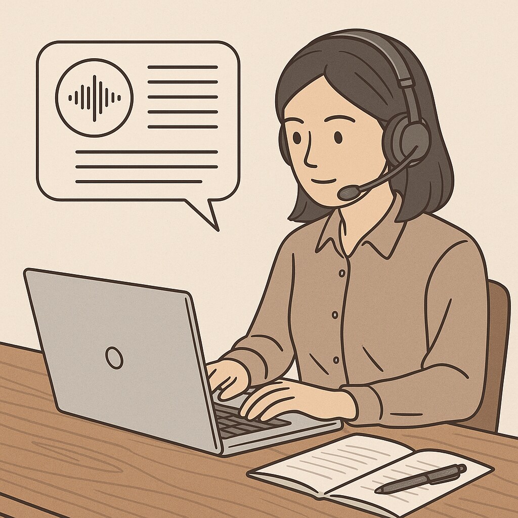 音声や動画を正確に文字起こしします 専門的な内容も丁寧・迅速に対応します イメージ1