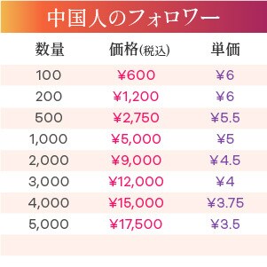 Instagram中国人フォロワー 1000人ます 100人¥600、24時間以内に開始。 イメージ2