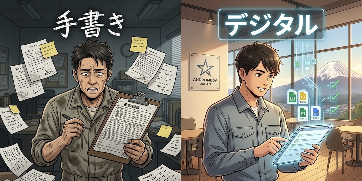 車両点検デジタル化！爆速作成＆データ活用支援します 手書き廃止で顧客満足度UP！GWS活用で攻めの管理へ イメージ1