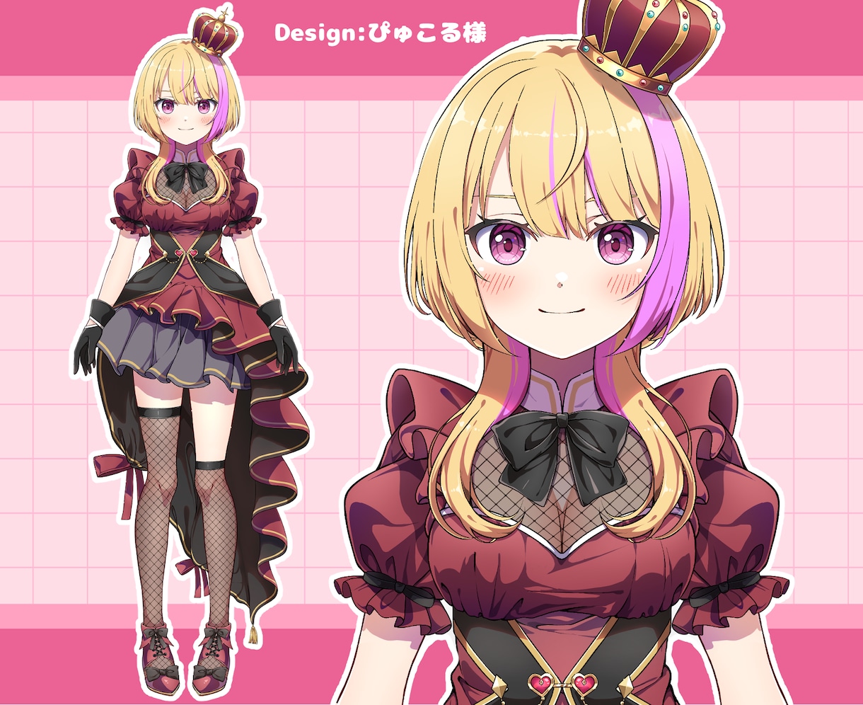 Vtuber様用パーツ分けイラスト制作します 商用利用込み！修正無制限！Vtuberデビューの方へ イメージ6