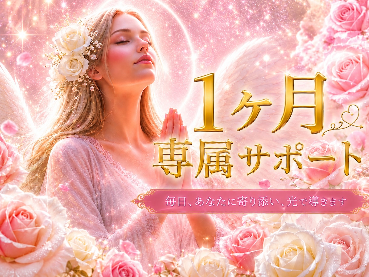 1ヶ月専属｜あなたに寄り添い霊視で未来へ導きます 恋愛・仕事・人間関係まで。1ヶ月間あなた専属でお見守りします イメージ1