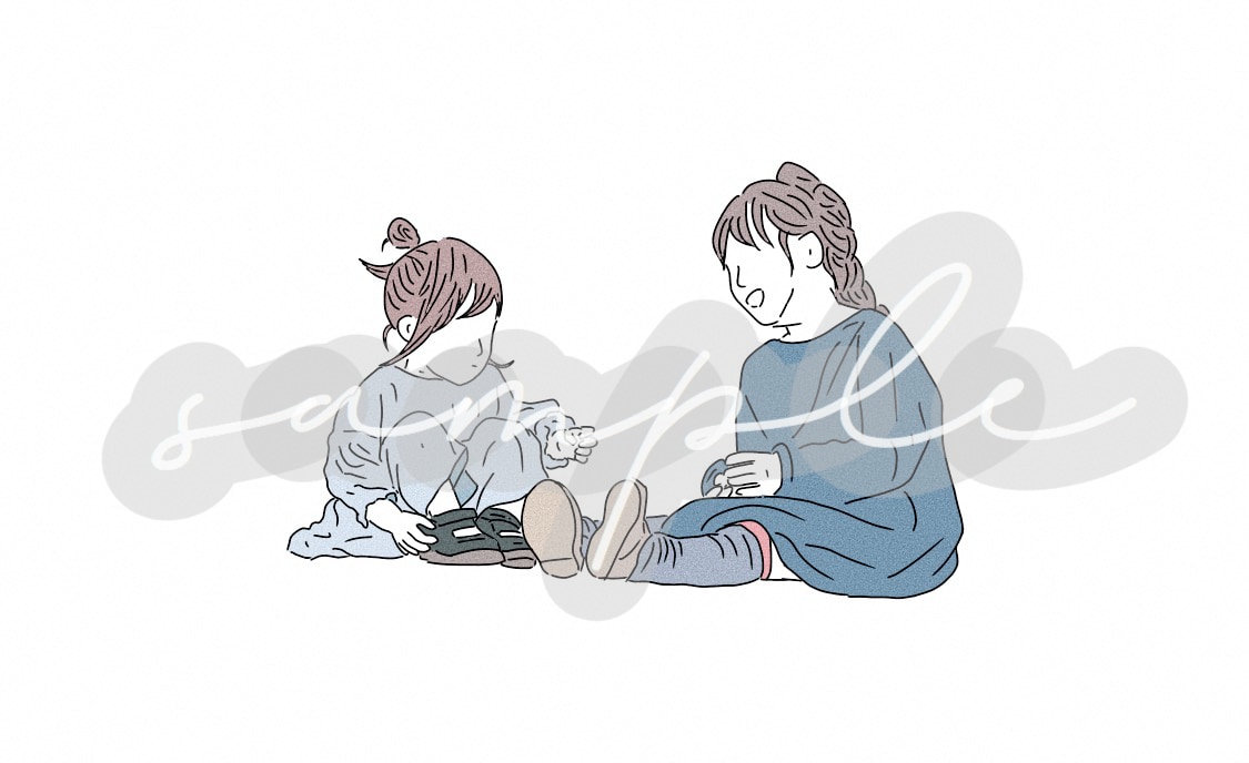 可愛い線画イラスト描きます 家族のお写真や恋人とのお写真をイラストにしませんか？ イメージ1