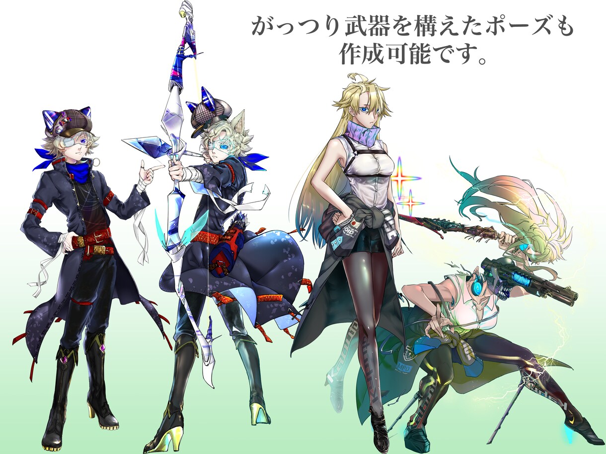 貴方の個性的なキャラクター/立ち絵描きます 個性溢れる「貴方だけの」キャラクター、作ります！ イメージ7