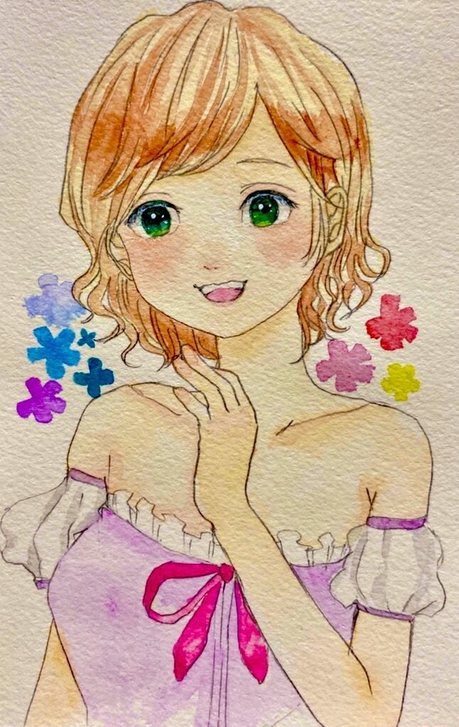 オリジナルの水彩手描きイラスト描きます アナログ・水彩好きな方はぜひ。 イメージ8