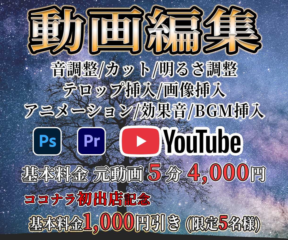 想いが伝わる動画を丁寧に編集します 一緒に最高の動画を作りましょう イメージ1