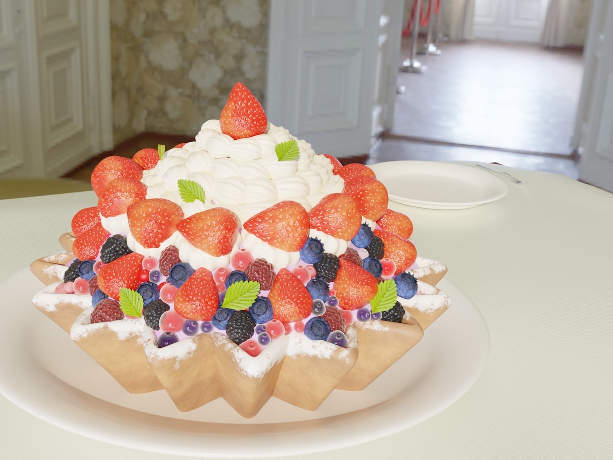かわいくて美味しそうな食べ物3Dモデルを制作します ゲームアセットや配信小物にぴったり！架空の食べ物も大歓迎! イメージ1