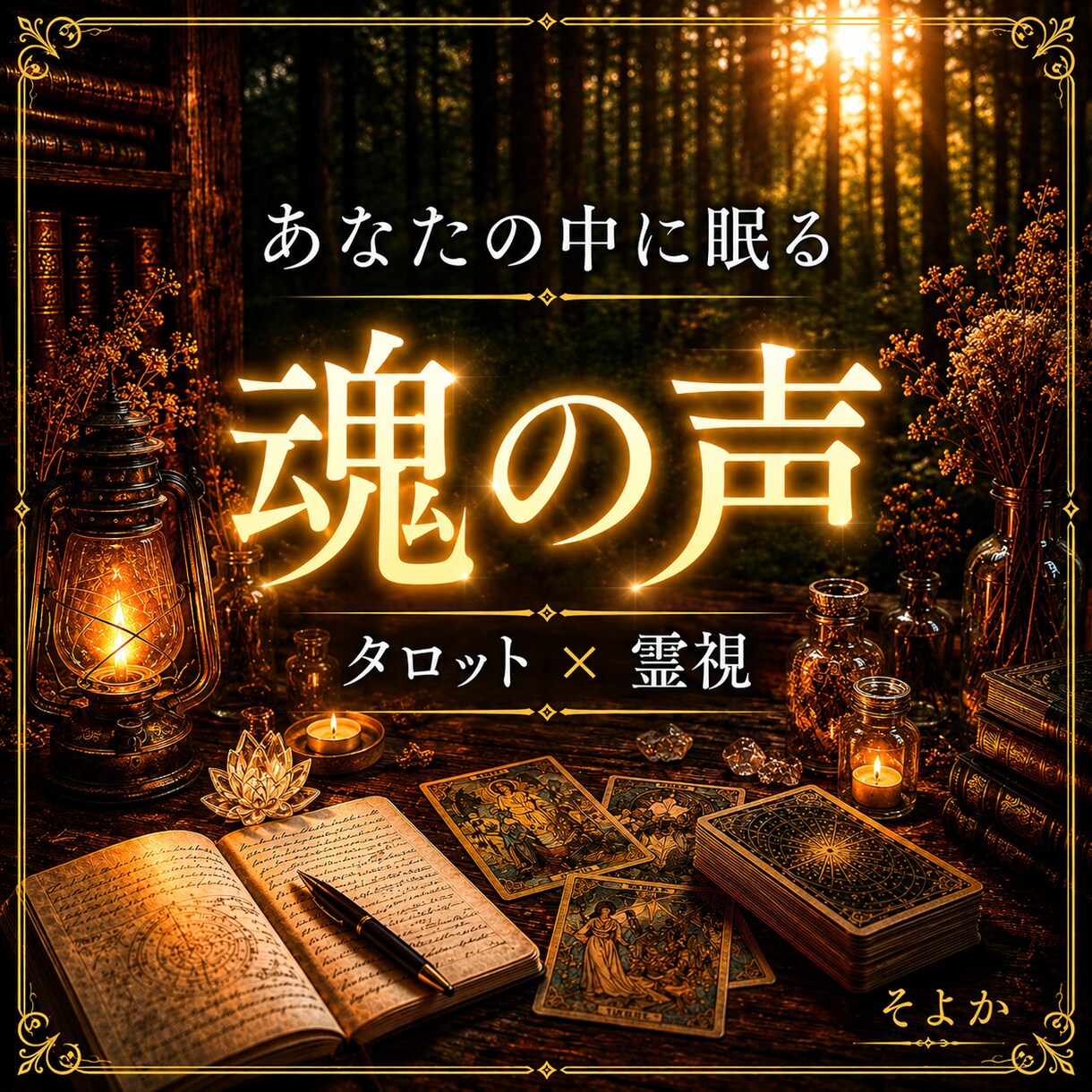 魂の声を紐解き、本当に望む道を照らします 本音・苦しさの理由・本当に望む道を立体的に紐解く鑑定 イメージ1