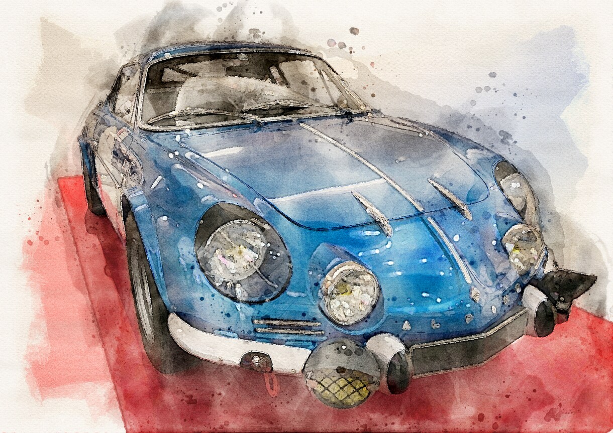 大切な愛車を世界にひとつの水彩イラストに仕立てます 走ってきた記憶を、水彩アートとして手元に。 イメージ2
