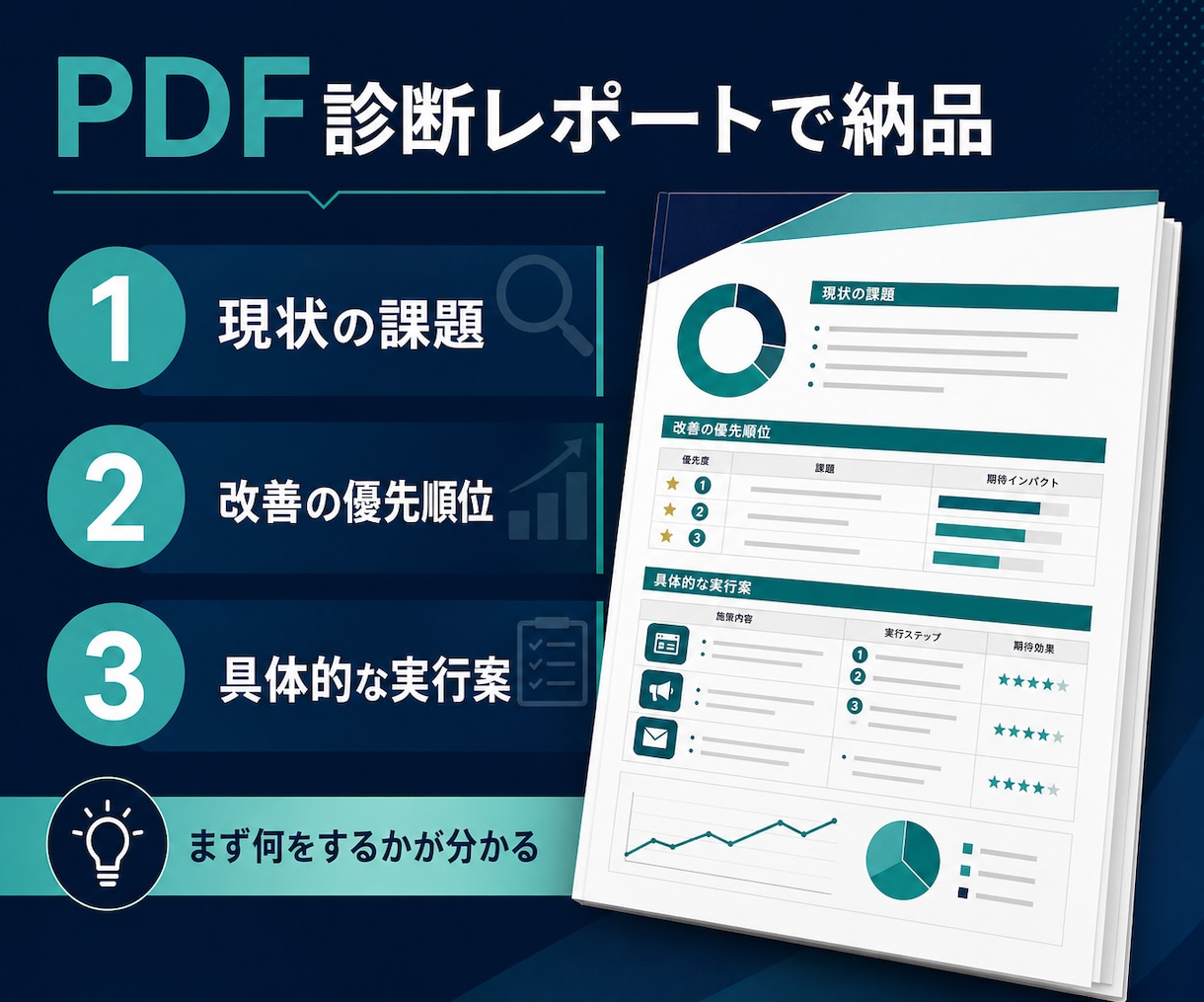 店舗のWeb集客導線をまとめて診断します HP・SNS・Googleマップを横断して改善点を整理 イメージ3
