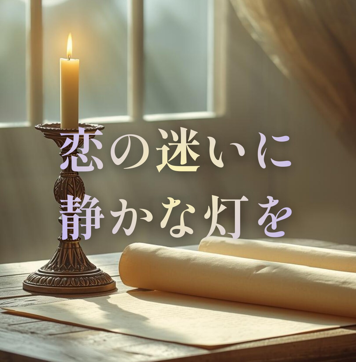 心を整える手紙鑑定をします はじめての方へ、灯のような言葉を イメージ1