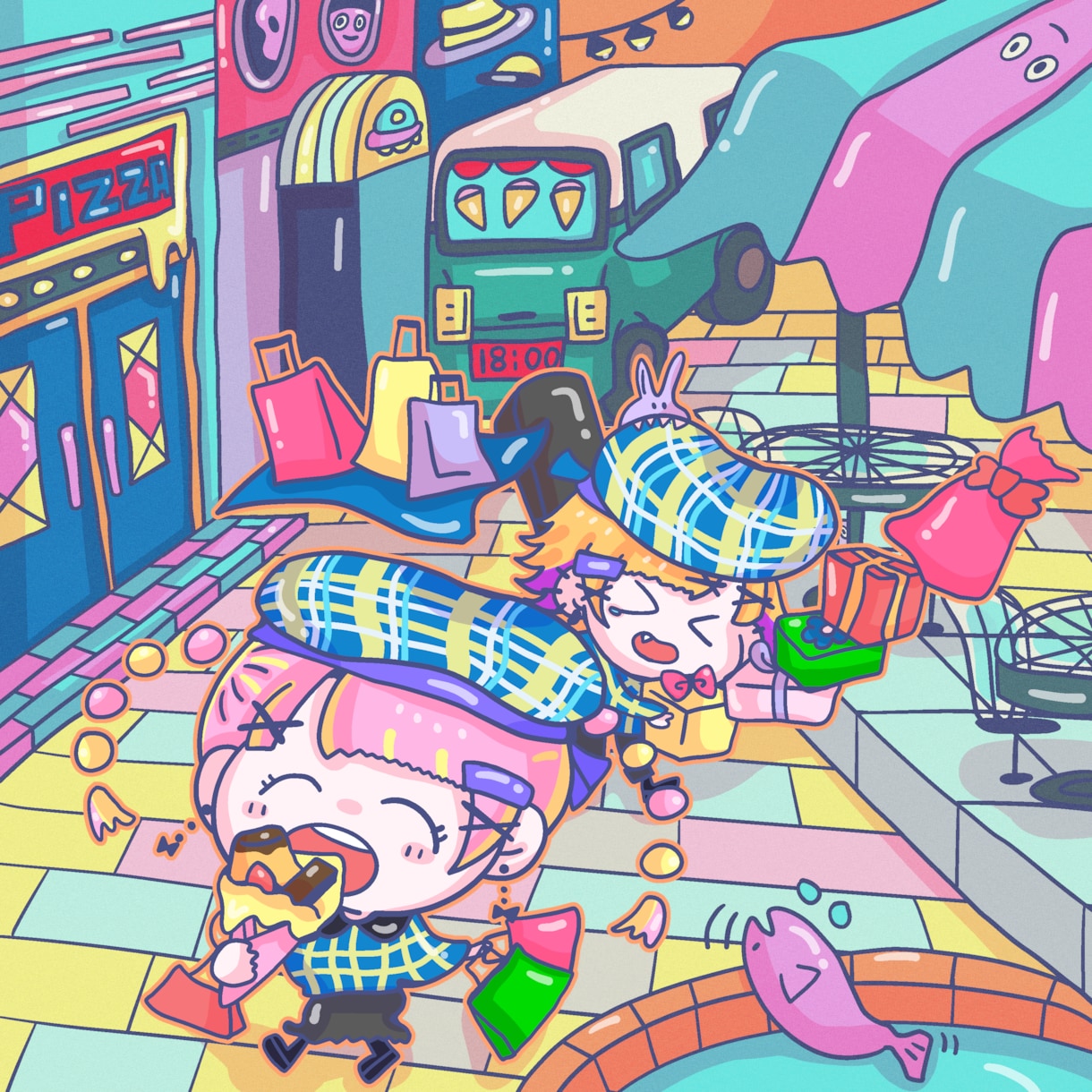 商用可！かわいくてシュールなイラスト描きます アイコン・動画・書籍など何でもご相談ください！ イメージ4