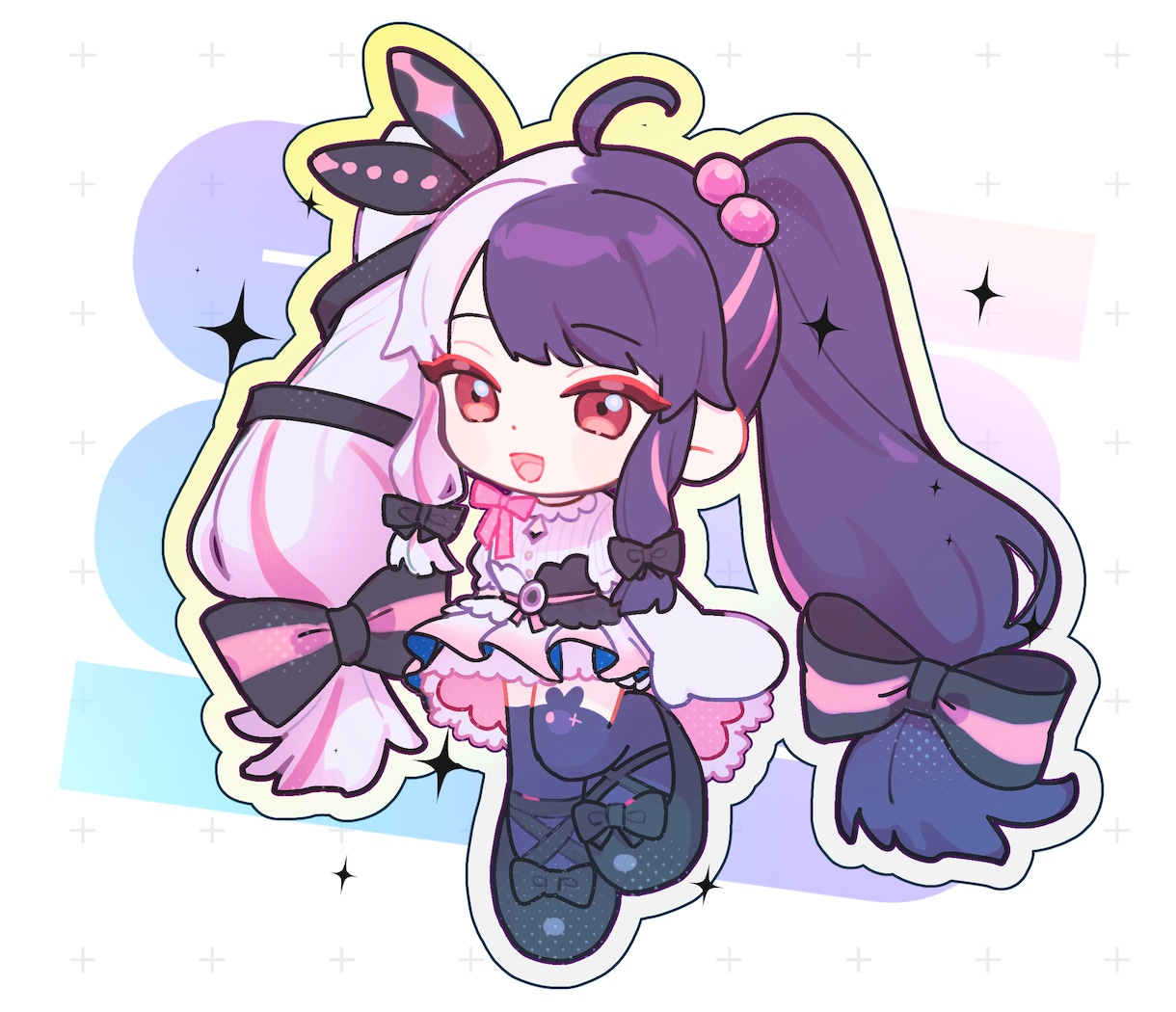 デフォルメ全身イラストを作成します 似顔絵、キャラクターイラストなどをかわいく描きます♪ イメージ1