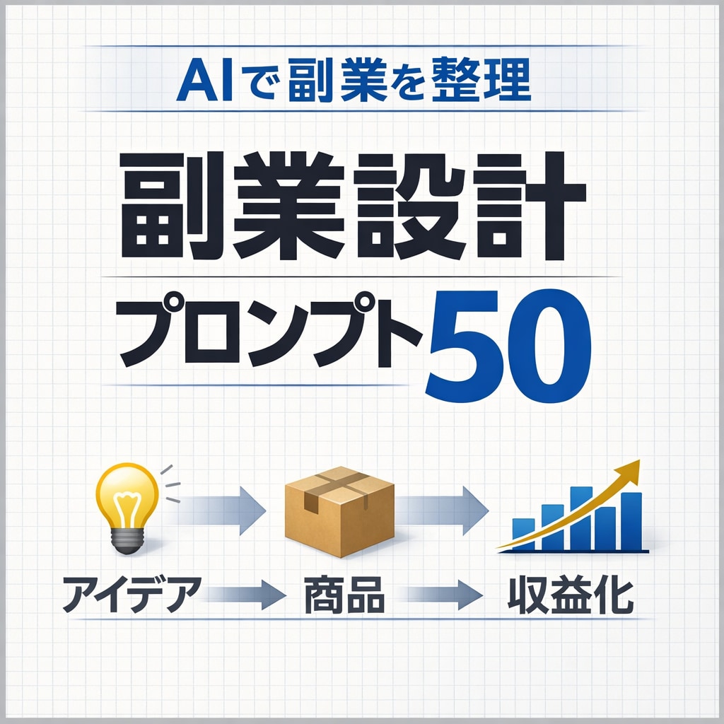 AIで副業を形に！アイデアから収益化まで導きます アイデア発見から収益設計まで、AIが副業の土台を整えます イメージ1