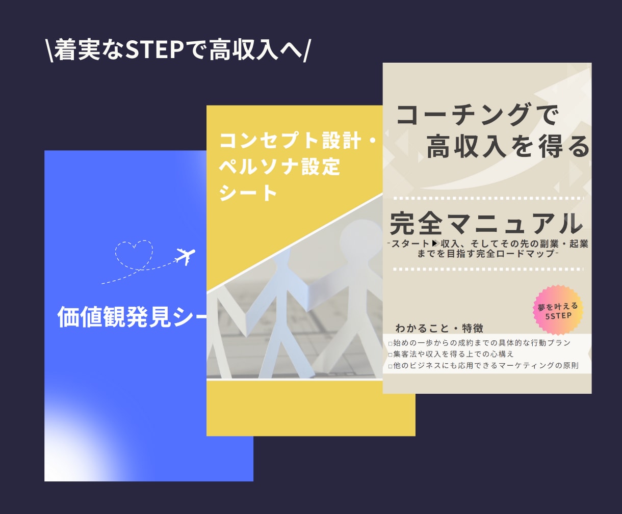 コーチの方へ確かな情報を！10点資料を提供します 今すぐ使える資料＋いつでもサポート♪ゼロスタートでもOK イメージ2