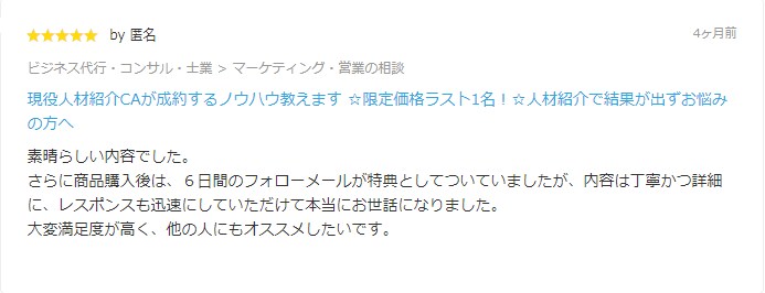現役11年の人材紹介CAが成約するノウハウ教えます ☆全28ページ資料＋選べるフォロー付き☆結果が出ずお悩みの方 イメージ2