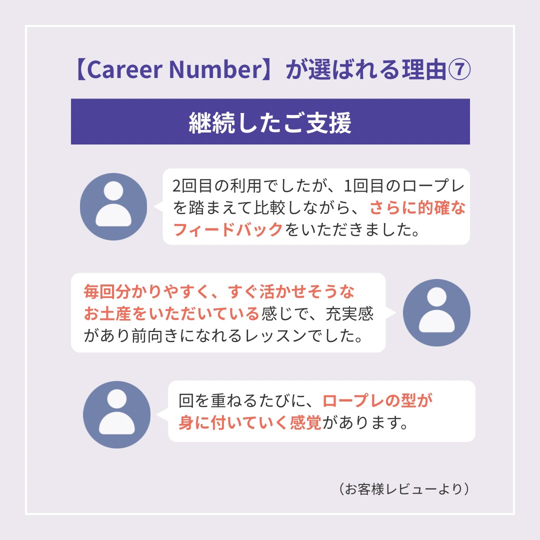 キャリコン国家資格　壁打ちロープレをご支援します 【30分】ロープレの調整、点検に！まずはお試しください♪ イメージ9