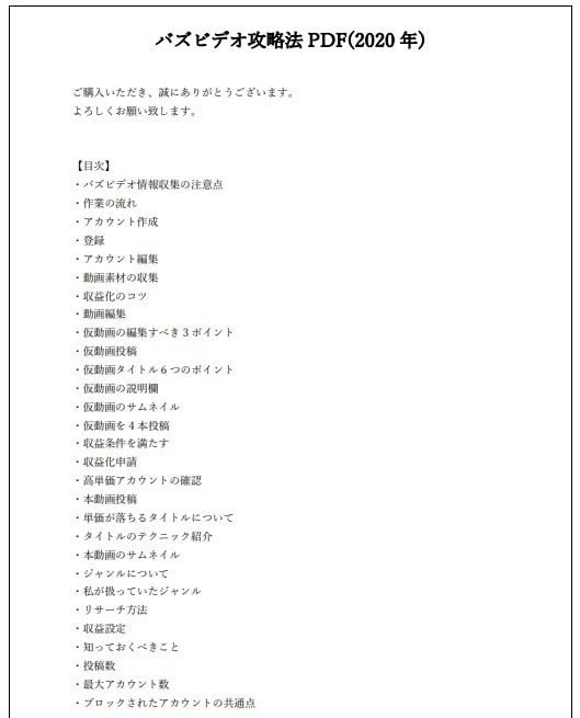 話題のあれ！バズビデオのマニュアルPDF提供します 【簡単副業】今話題の副業は大体これ。バズビデオ！！ イメージ2