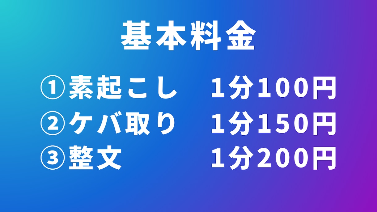 各種動画の文字起こしを代行いたします エクスプレス便OK！面倒な文字起こしをお任せください イメージ2